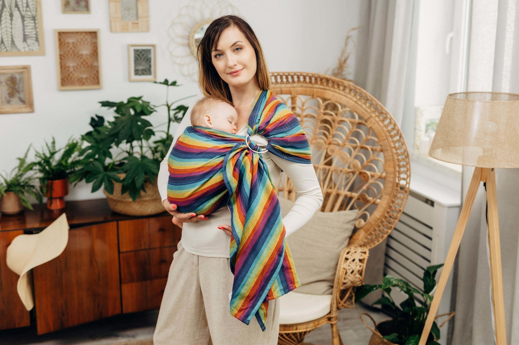 AELLANA Ring Sling Baby Carrier - Luxury Bamboo and Hemp Baby Sling - Soft,  Durable, and Lightweight Wrap - Newborn to Toddler : Amazon.co.uk: Baby  Products